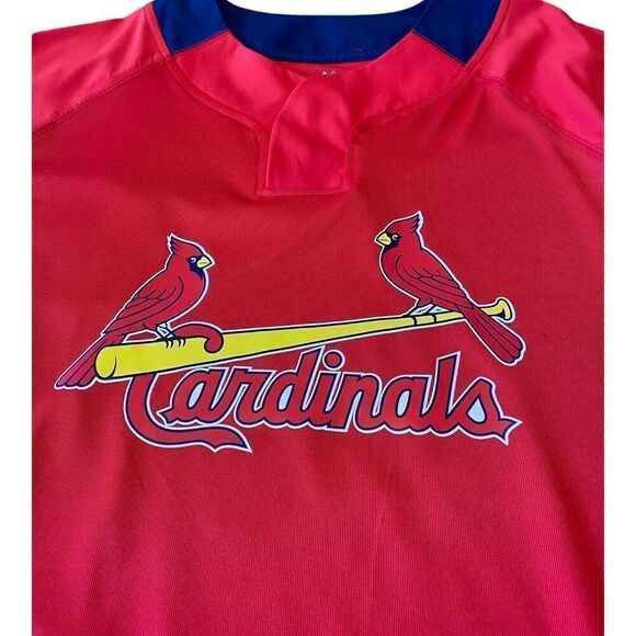 Majestic St. Louis Cardinals MLB Cool Based Jersey Adult Large Red - Picture 5 of 10